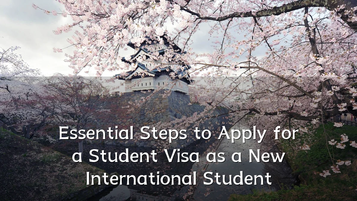 Essential Steps to Apply for a Student Visa as a New International Student