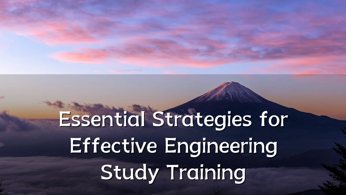 Essential Strategies for Effective Engineering Study Training