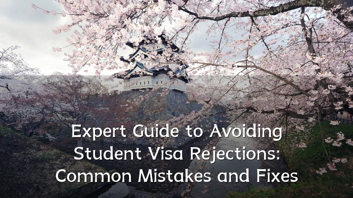 Expert Guide to Avoiding Student Visa Rejections: Common Mistakes and Fixes