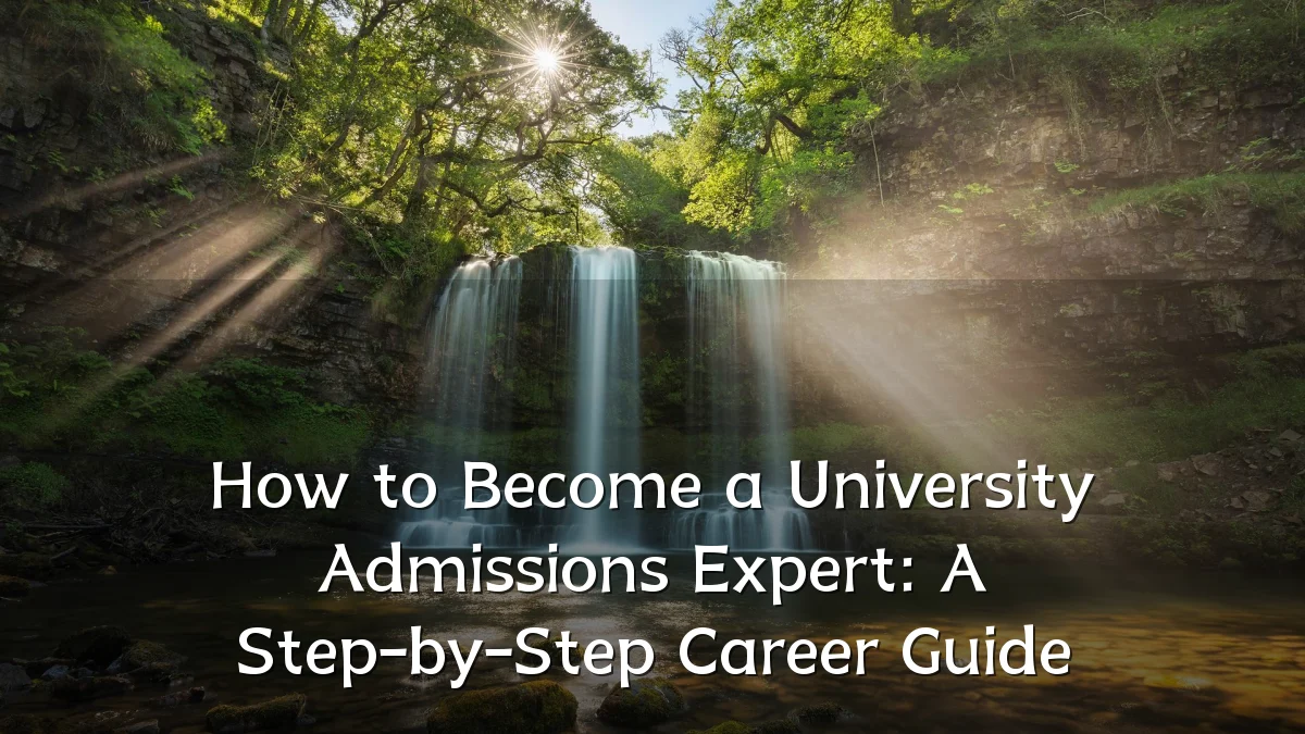 How to Become a University Admissions Expert: A Step-by-Step Career Guide