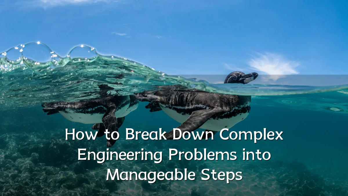 How to Break Down Complex Engineering Problems into Manageable Steps