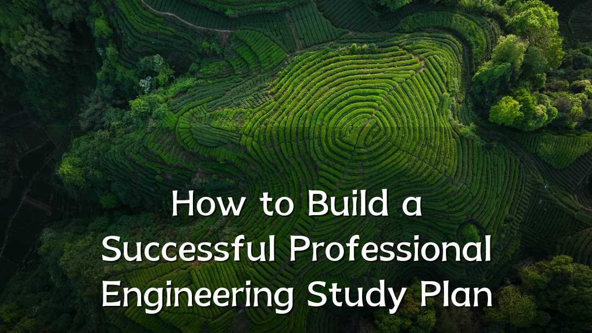 How to Build a Successful Professional Engineering Study Plan