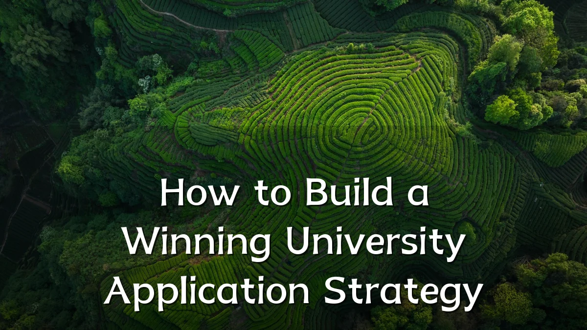 How to Build a Winning University Application Strategy