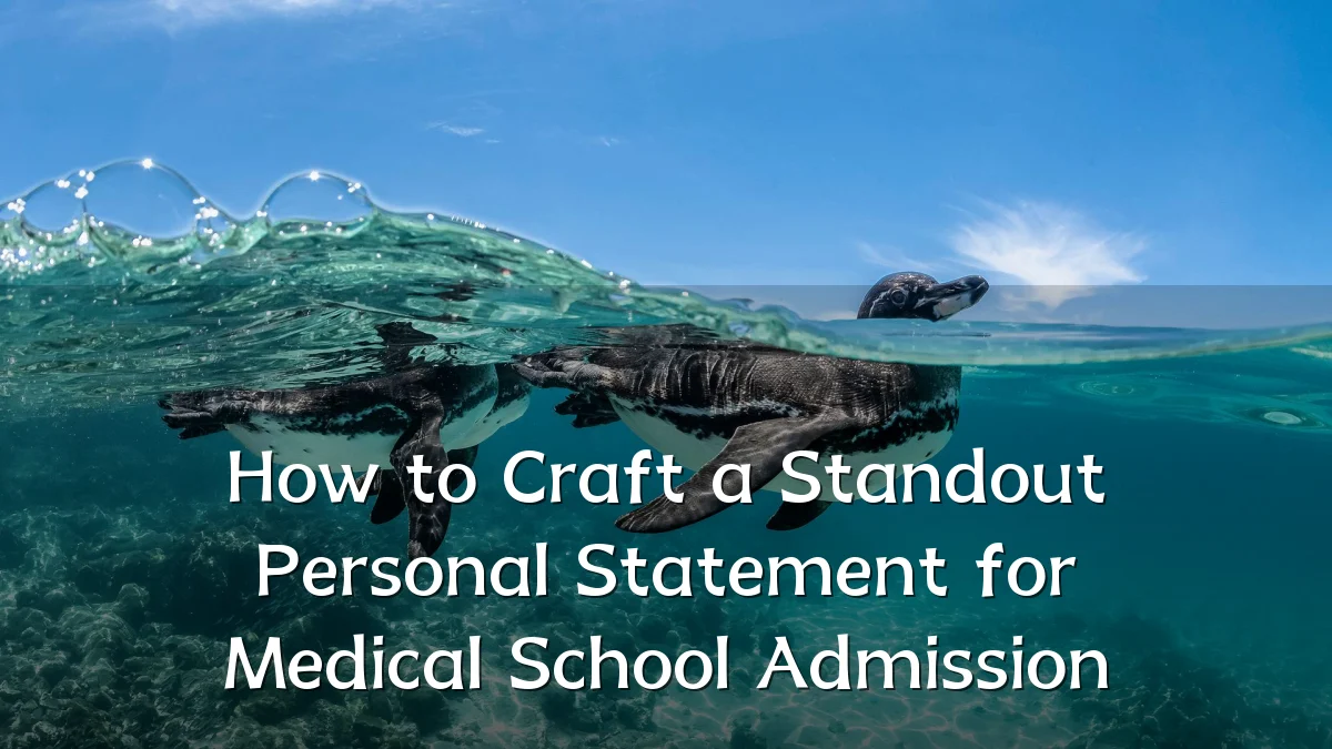 How to Craft a Standout Personal Statement for Medical School Admission