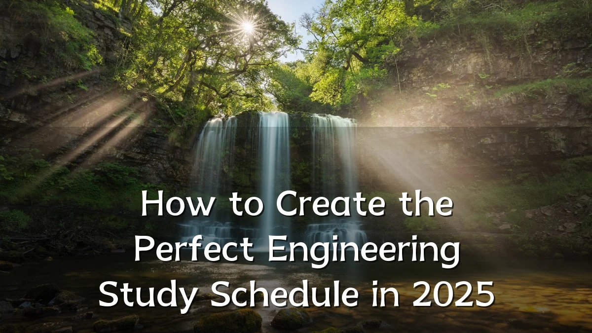 How to Create the Perfect Engineering Study Schedule in 2025