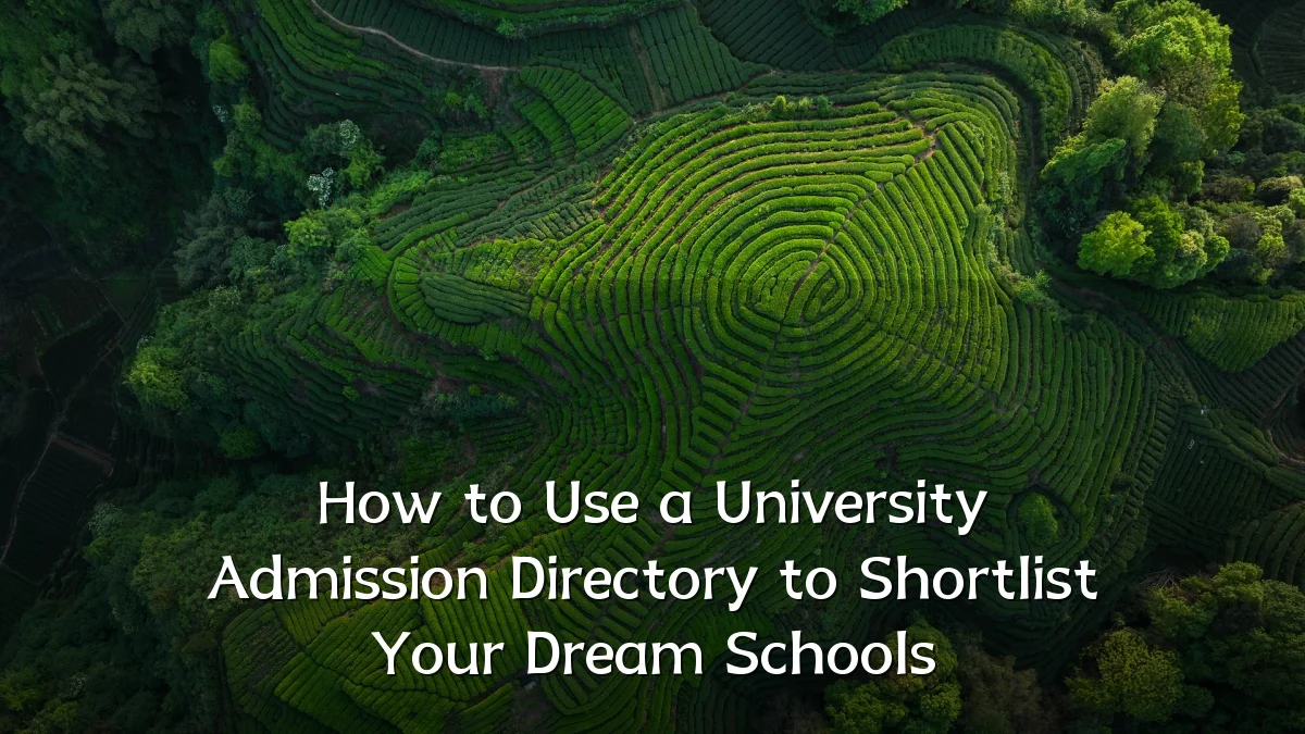 How to Use a University Admission Directory to Shortlist Your Dream Schools
