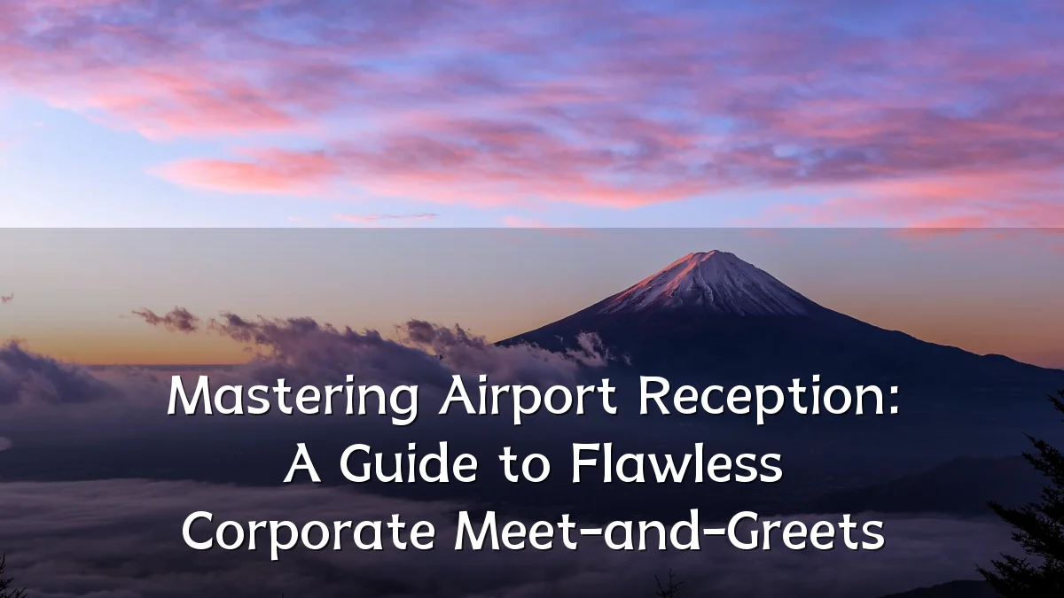 Mastering Airport Reception: A Guide to Flawless Corporate Meet-and-Greets