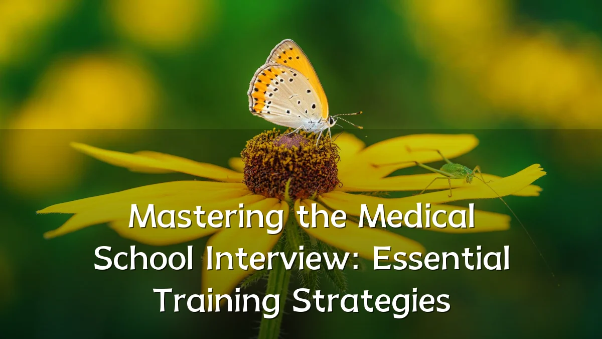 Mastering the Medical School Interview: Essential Training Strategies
