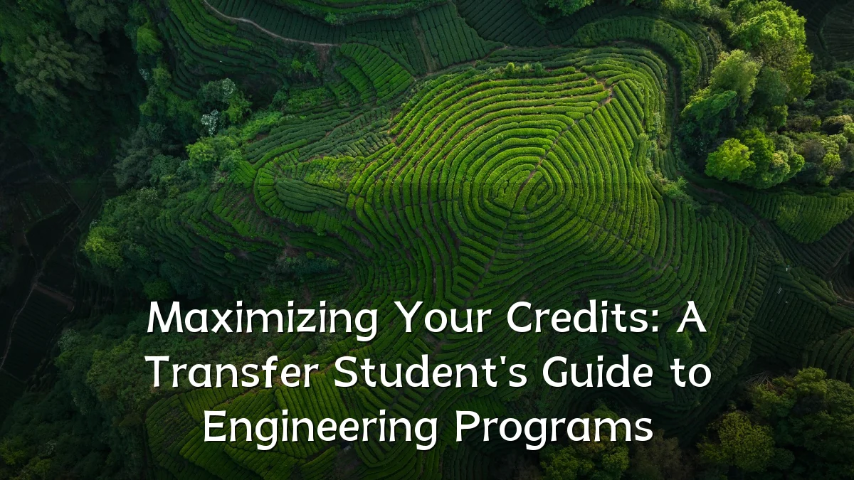 Maximizing Your Credits: A Transfer Student's Guide to Engineering Programs