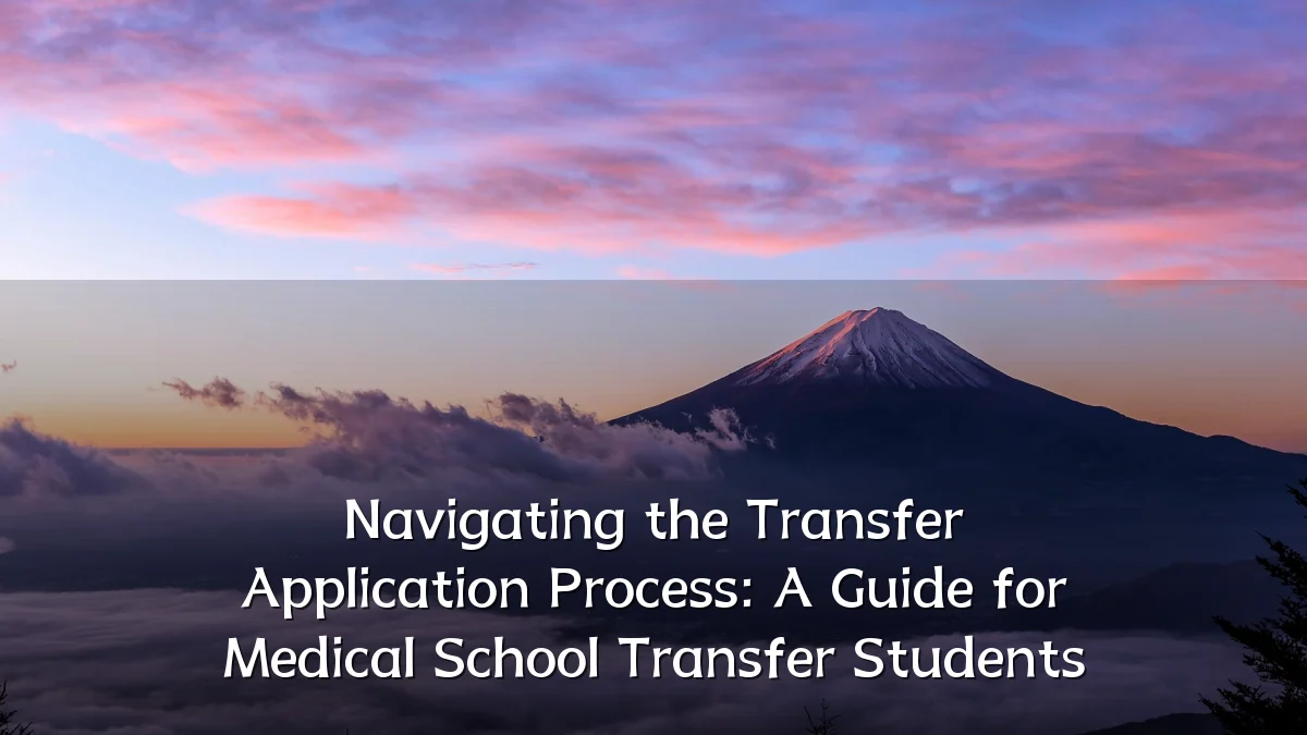 Navigating the Transfer Application Process: A Guide for Medical School Transfer Students