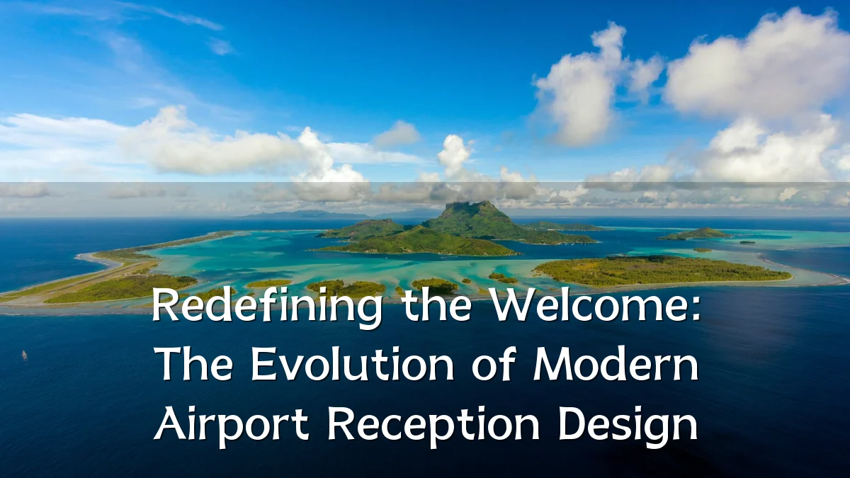 Redefining the Welcome: The Evolution of Modern Airport Reception Design