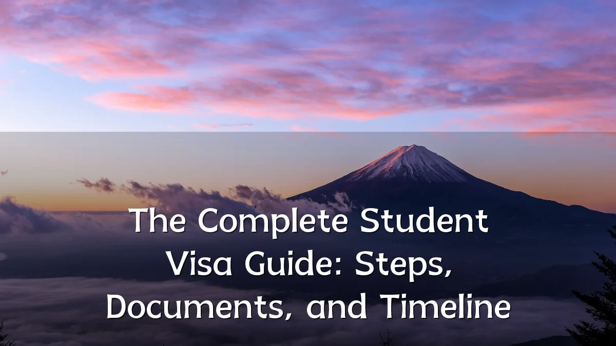 The Complete Student Visa Guide: Steps, Documents, and Timeline
