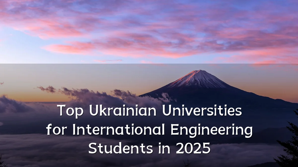 Top Ukrainian Universities for International Engineering Students in 2025