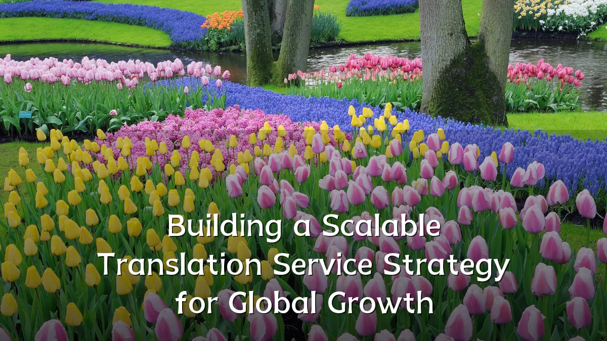 Building a Scalable Translation Service Strategy for Global Growth