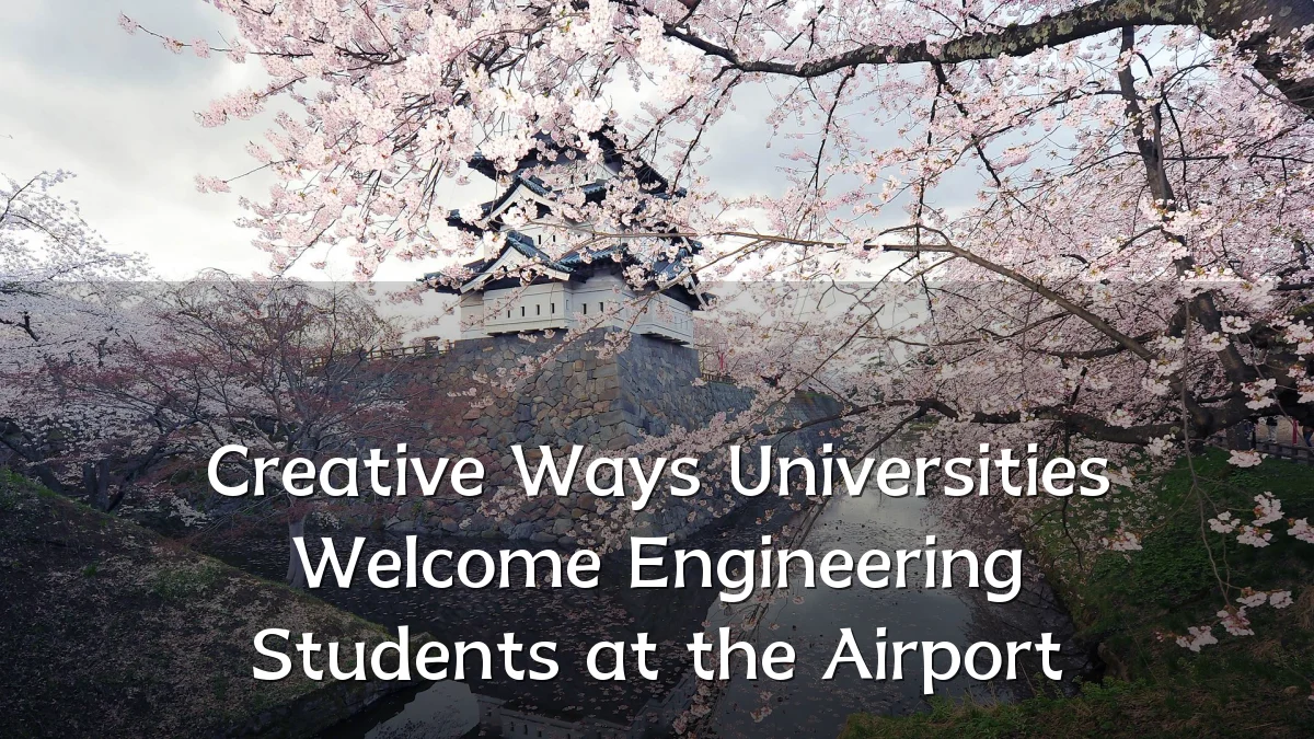 Creative Ways Universities Welcome Engineering Students at the Airport