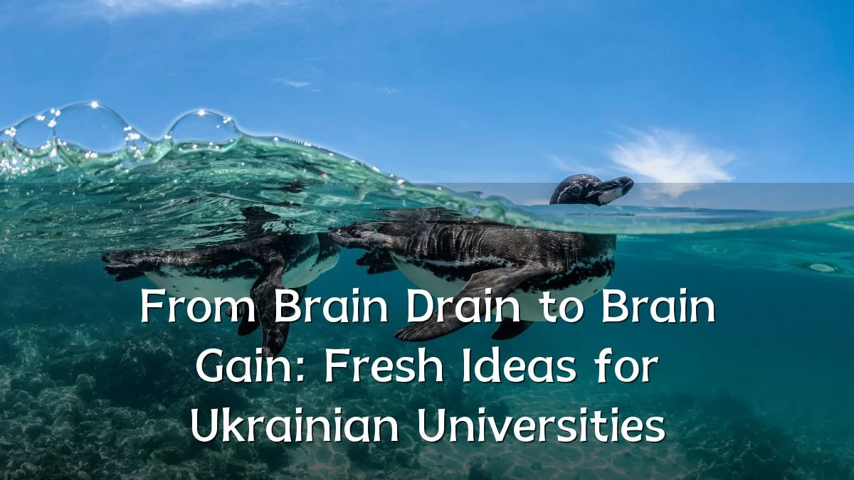 From Brain Drain to Brain Gain: Fresh Ideas for Ukrainian Universities