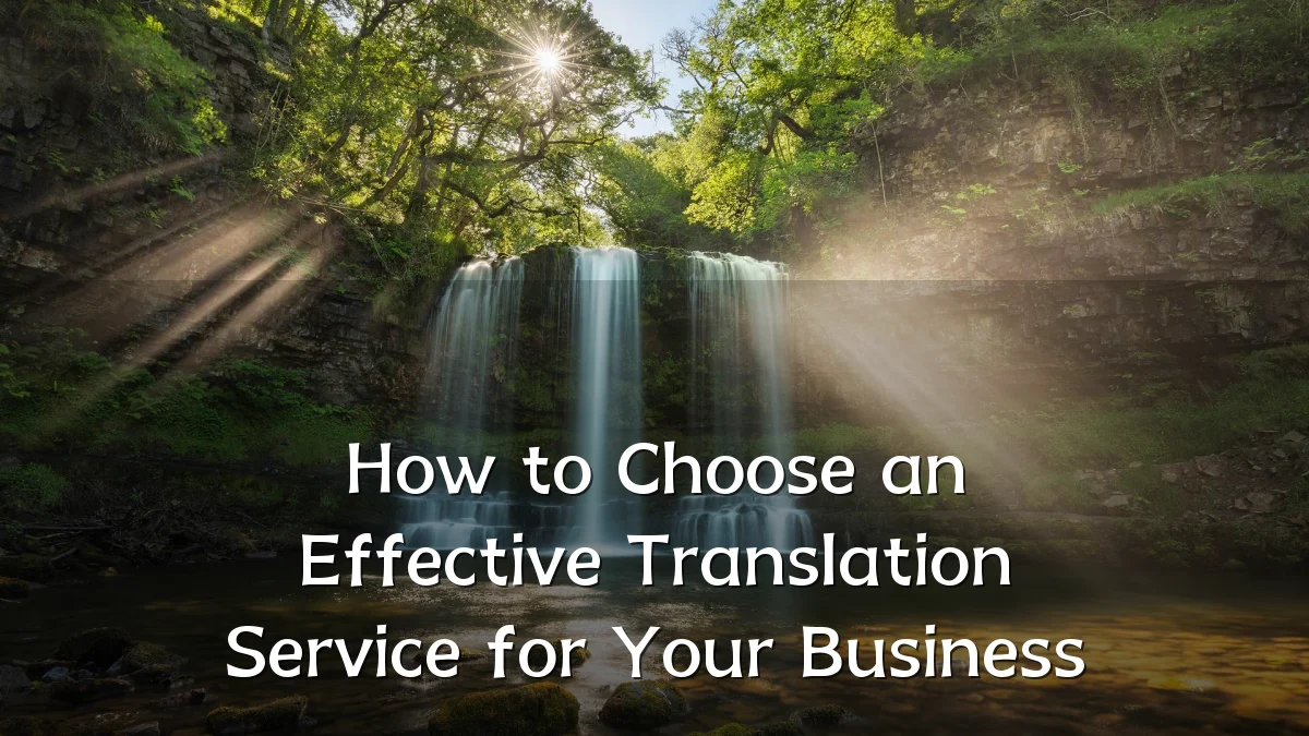 How to Choose an Effective Translation Service for Your Business