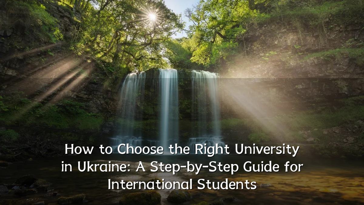 How to Choose the Right University in Ukraine: A Step-by-Step Guide for International Students