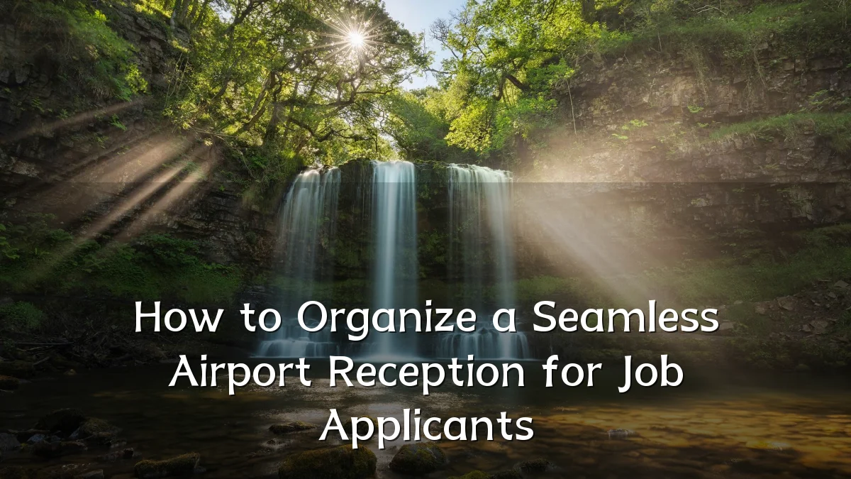 How to Organize a Seamless Airport Reception for Job Applicants