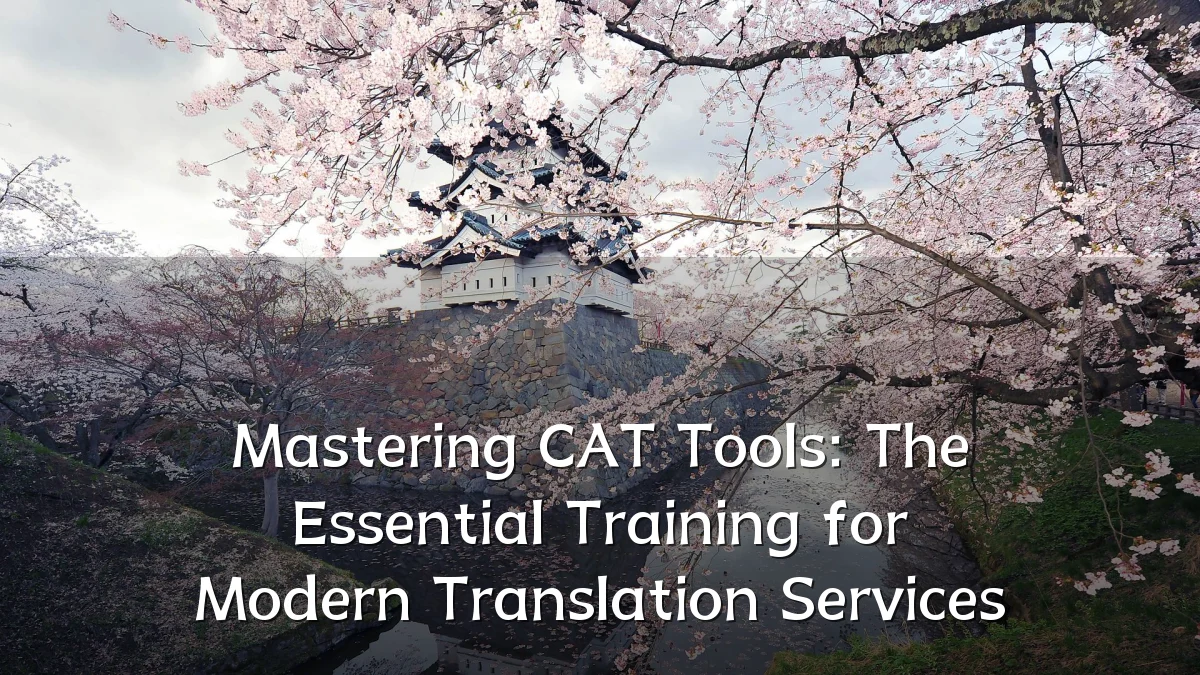 Mastering CAT Tools: The Essential Training for Modern Translation Services