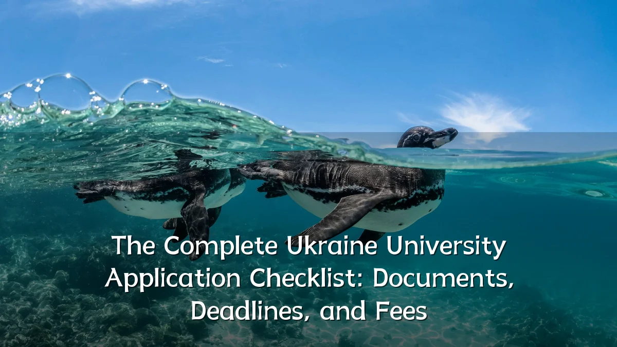The Complete Ukraine University Application Checklist: Documents, Deadlines, and Fees