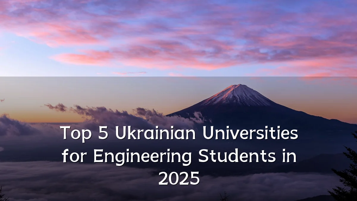Top 5 Ukrainian Universities for Engineering Students in 2025