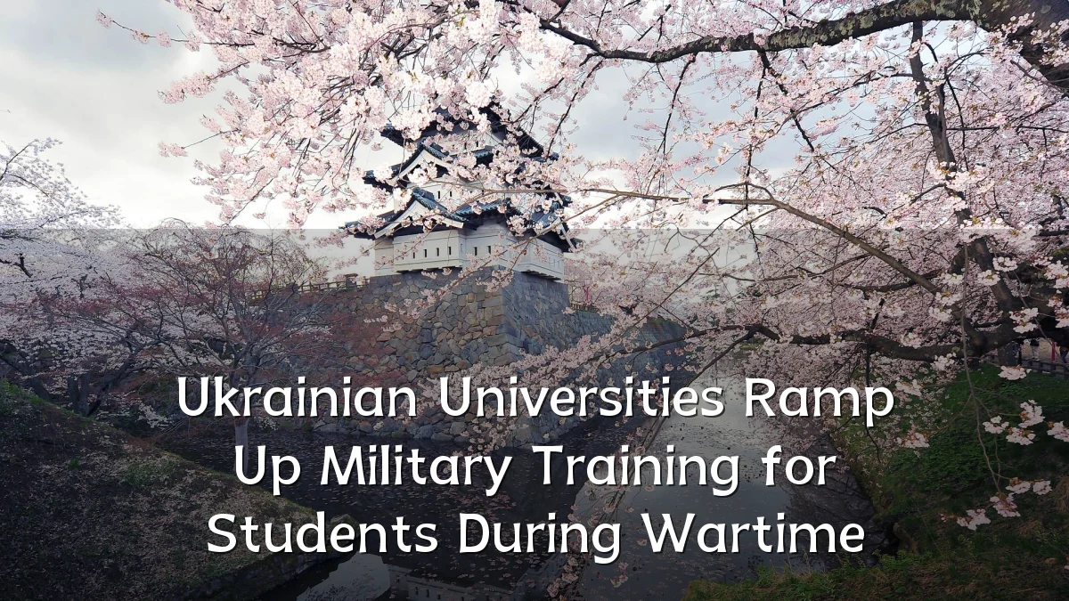 Ukrainian Universities Ramp Up Military Training for Students During Wartime